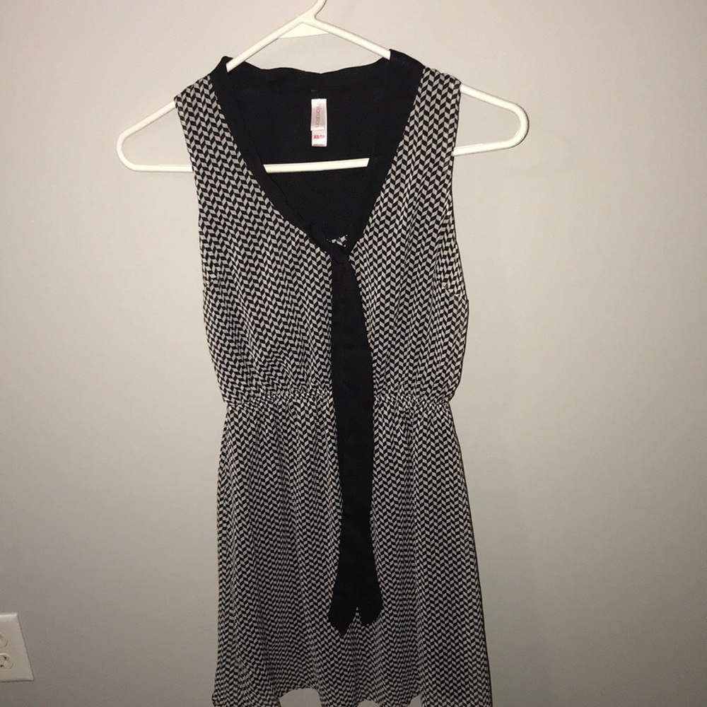 Cute black and white dress